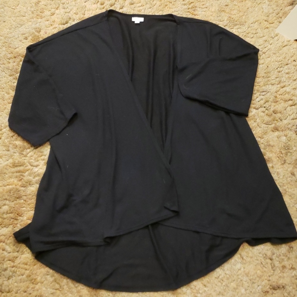 NWOT Black lularoe 3/4 sleeve cardi